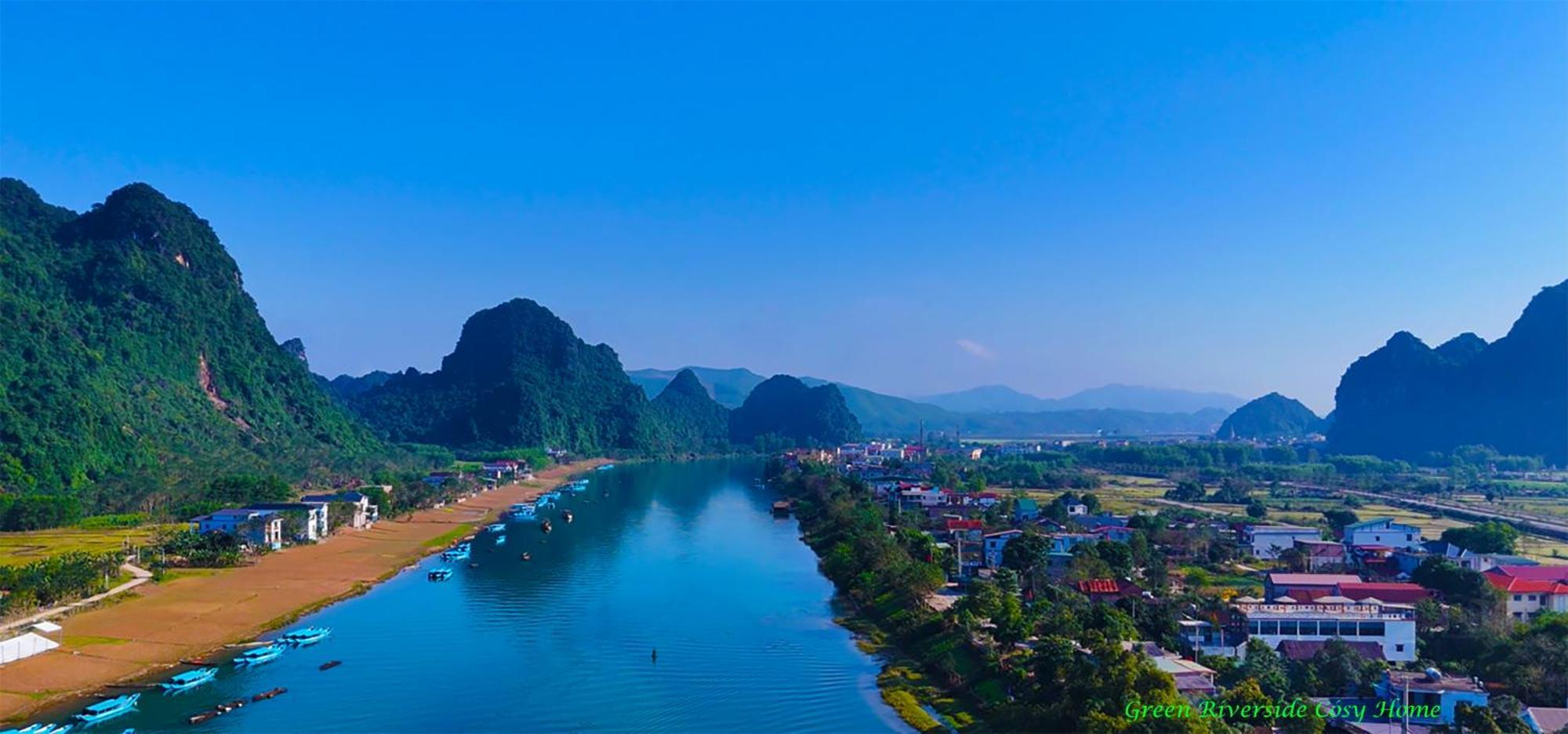 Green Riverside Cosy Home Phong Nha Exterior foto